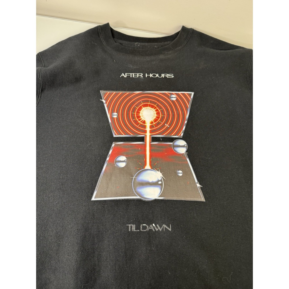 The Weeknd XO After Hours Til Dawn Concert Hip Hop Merch Tour Sweatshirt Size M